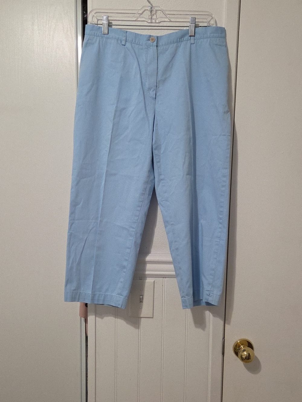 Burberry Light Blue Women Capris